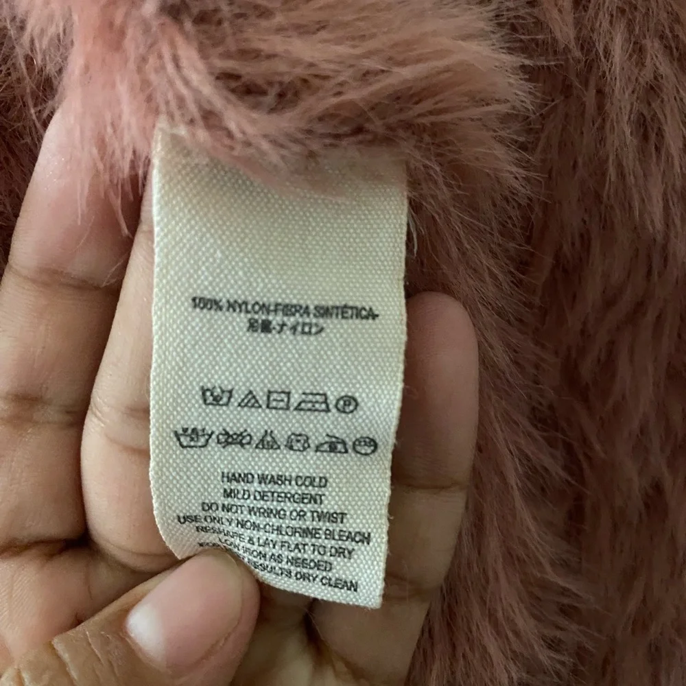 Free People Blush Fuzzy Sweater